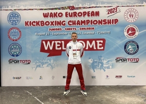 obrazek wsgcroy medal dla Łukasza Grudzieckiego w Mistrzostwach Europy w kickboxingu wiecej