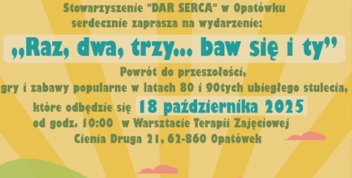 obrazek gko~e spotkanie z przeszłością – bawimy się jak dawniej! wiecej