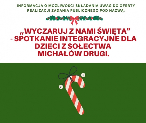 obrazek e{ogwmacja o możliwości składania uwag do oferty wiecej