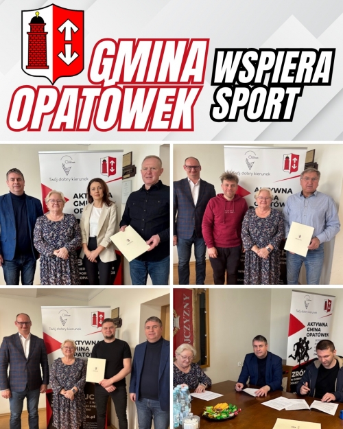 Zdjęcie do aktualności: Wsparcie klubów sportowych z Gminy Opatówek! wiecej