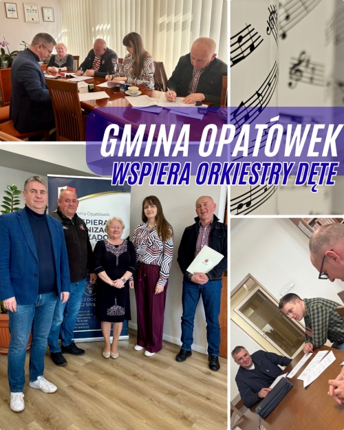 Zdjęcie do aktualności: Podpisanie umów na realizację zadania z zakresu upowszechniania kultury w Gminie Opatówek wiecej
